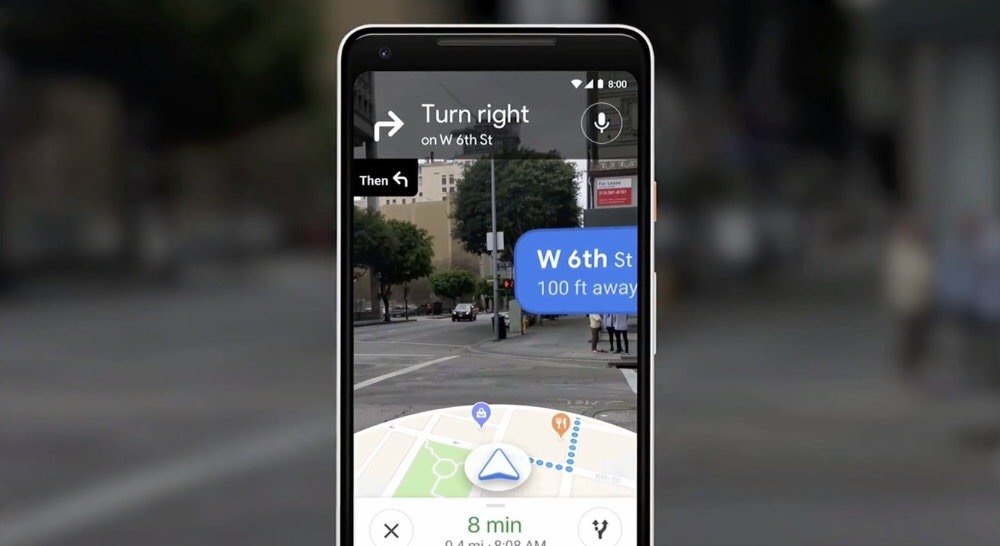 Google Maps con Realidad Aumentada