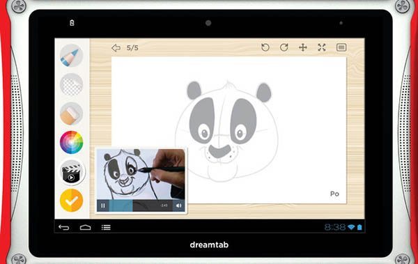 Tablet DreamTab, tableta de DreamWorks y Fuhu