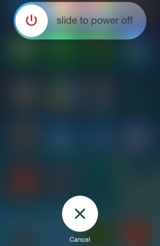 Beta 3 de iOS 7.1 — Power off