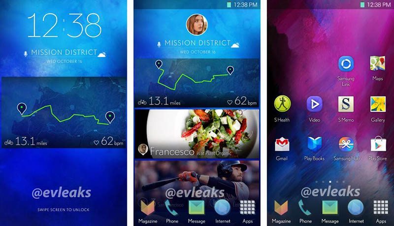 Alegada imagen de la nueva interfaz de Samsung para el Galaxy S5