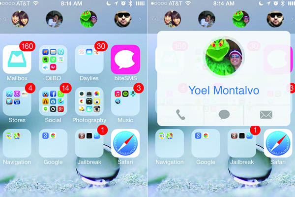 QuickContacts: Acceso rápido en el home screen de tus contactos favoritos
