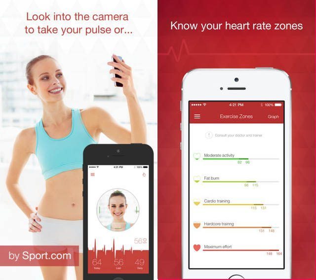 App para monitorear tu pulso en iPhone — Heart Rate Monitor para iPhone