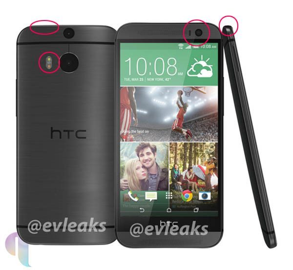 Mockup HTC M8 gris (Nuevo HTC One)