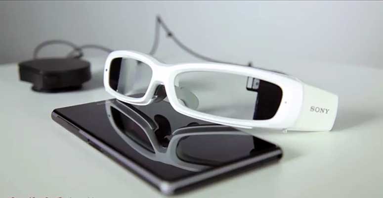 Smart Eyeglass - Concepto gafas inteligentes de Sony