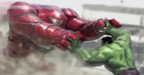 Iron Man versus Hulk