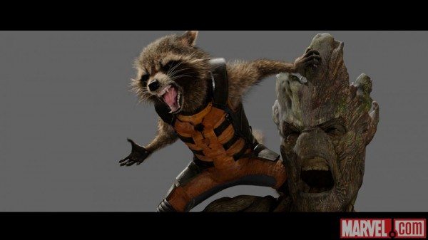 Rocket Racoon y Groot — Guardians of the Galaxy