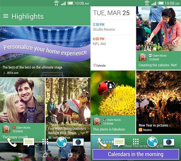 HTC BlinkFeed Launcher