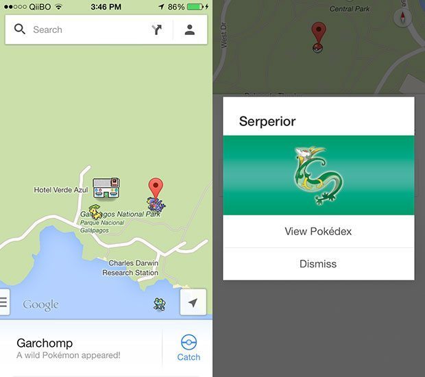 Google Maps Pokemon Challenge