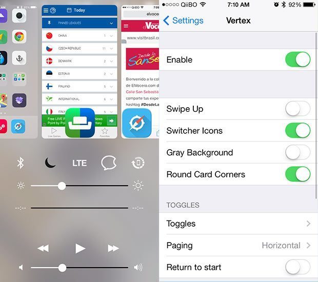Vertex — Cydia tweak