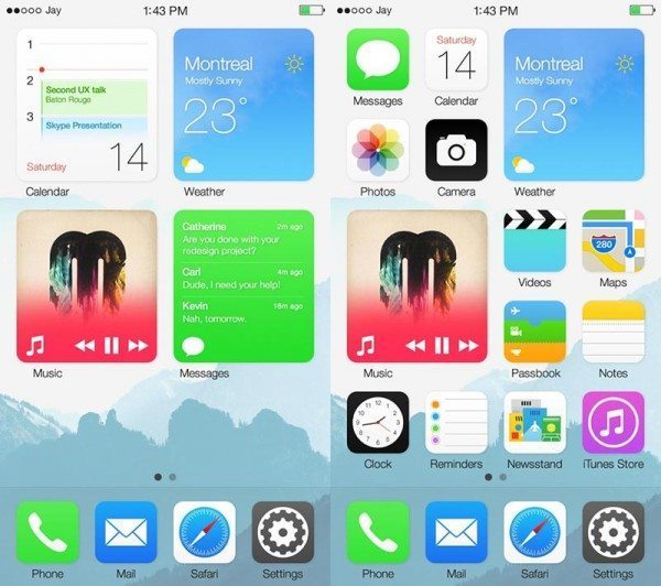 Concepto iOS 8