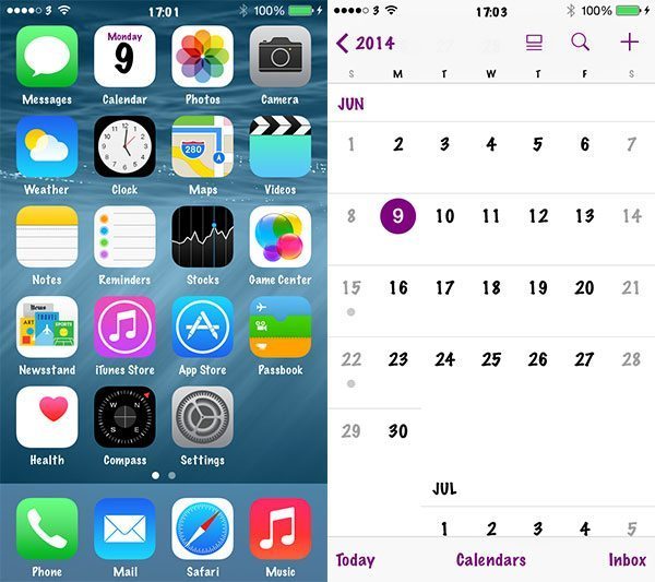 iOS 8 personalización interfaz