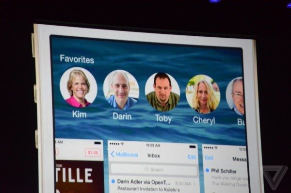 iOS 8 Favorites