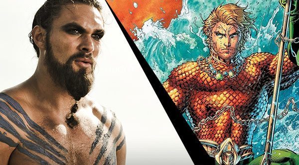 Jason Momoa como Aquaman en la pelicula de Superman vs Batman — Batman v Superman: Dawn of Justice