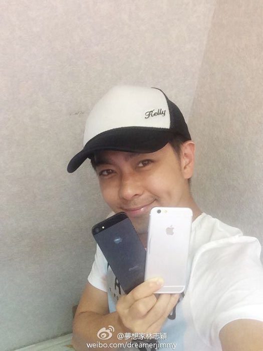 Jimmy Lin muestra, alegadamente el nuevo iPhone 6