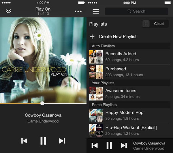 Amazon Prime Music (iOS)