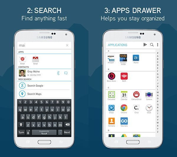 Samsung Terrain Home launcher