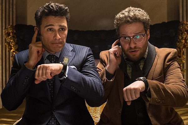 James Franco y Seth Rogen en The Interview