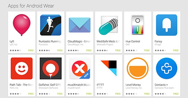 Apps para Android Wear