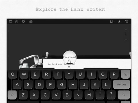 Hanx Writer app