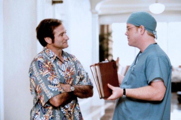 Robin Williams y Philip Seymour Hoffman - Patch Adams