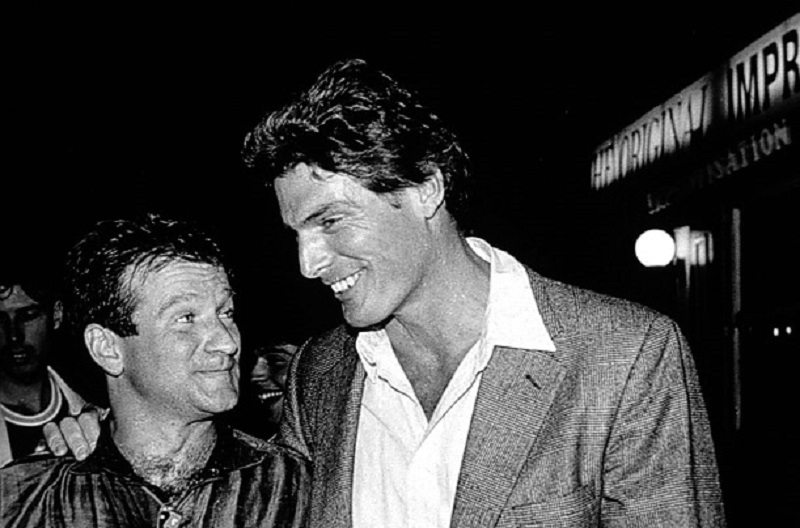Robin Williams y Christopher Reeves