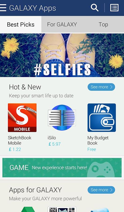Samsung Galaxy Apps Store