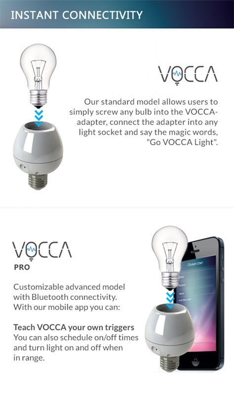 Vocca - Sistema para controlar bombillas por voz