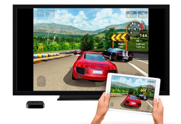 AirPlay peer-to-peer Apple TV  y iPhone