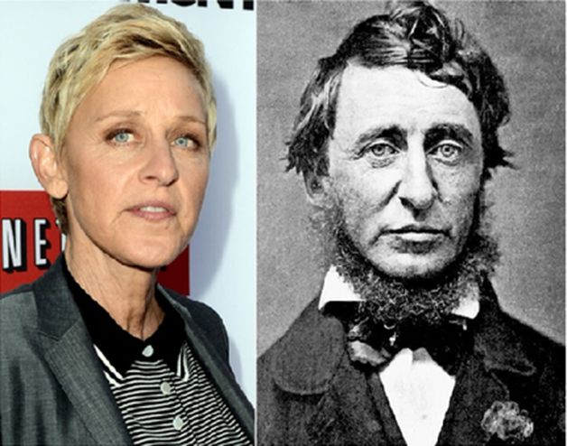 Ellen Degeneres y Henry David Thoreu 