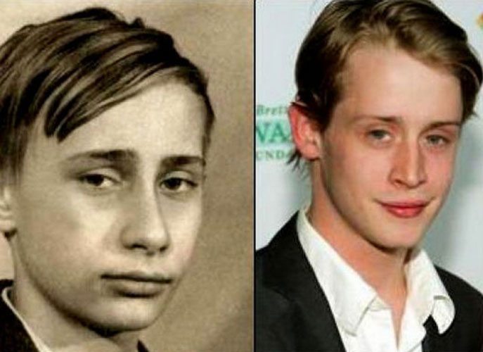 Macaulay Culkin y Vladimir Putin
