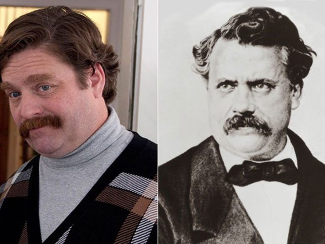 Zach Galifianakis y Louis Vuitton