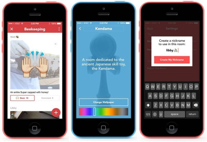Facebook Rooms para iOS