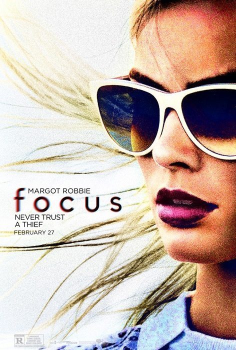 Póster Focus con Will Smith y Margot Robbie