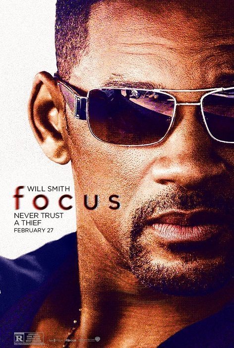 Póster Focus con Will Smith y Margot Robbie