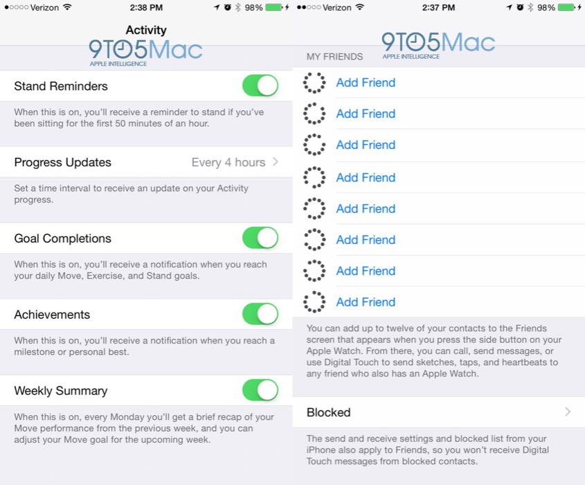 Aplicación Apple Watch