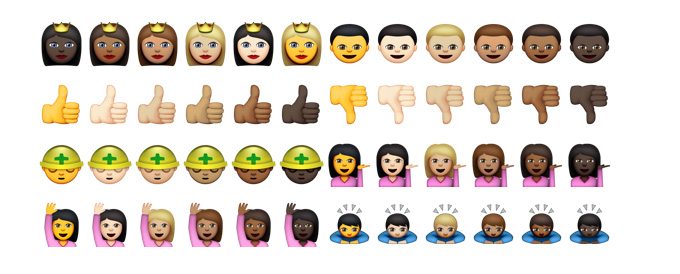 Emojis iOS 8.3 y OS X Yosemite 10.10.3