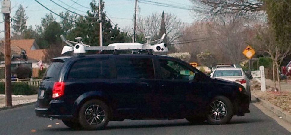 Autos de Apple minivan en San Francisco