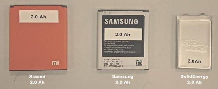 SolidEnergy Batería más duración