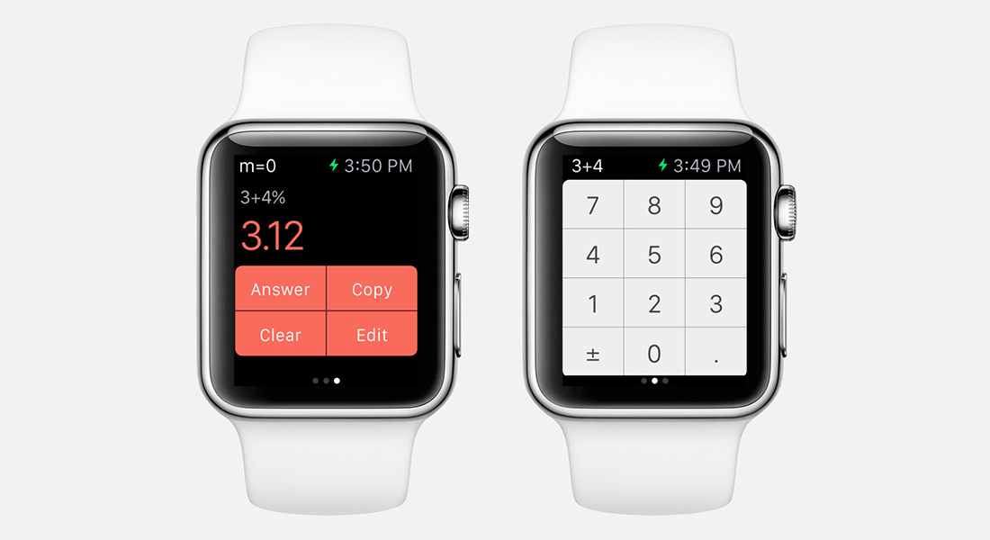 Aplicaciones Apple Watch: Calculator+
