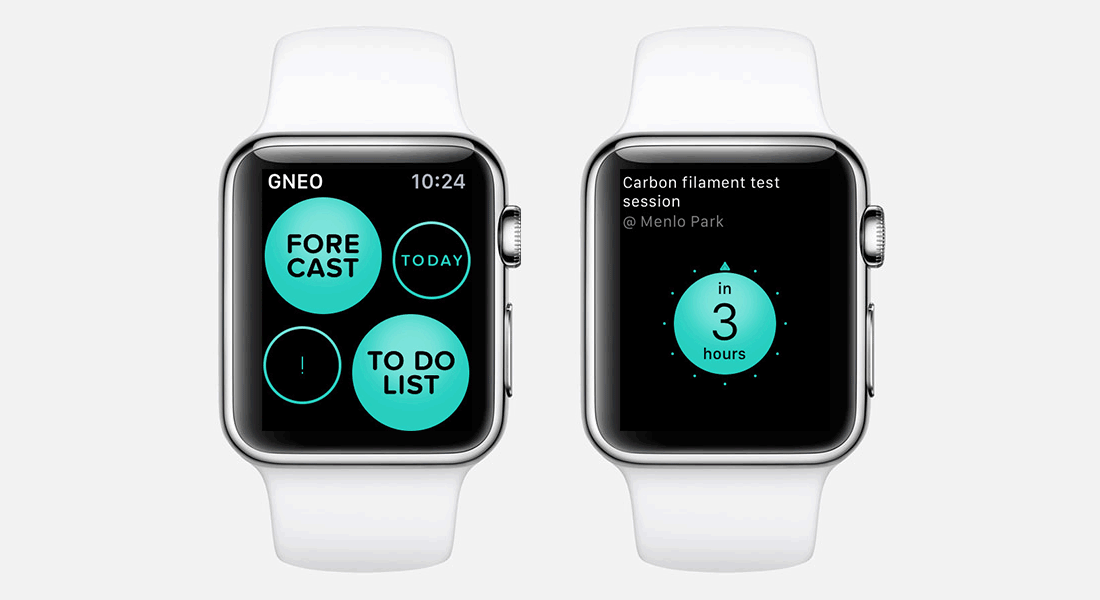Aplicaciones Apple Watch: Gneo