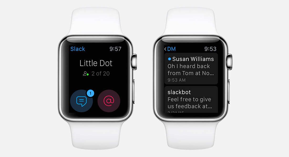 Aplicaciones Apple Watch: Slack