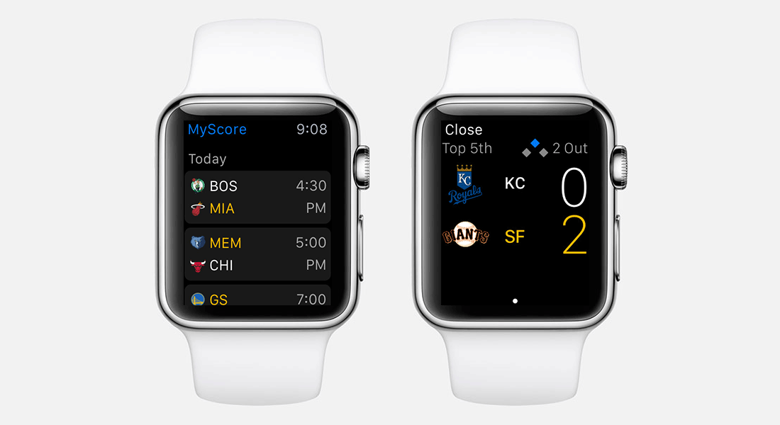 Aplicaciones Apple Watch: theScore