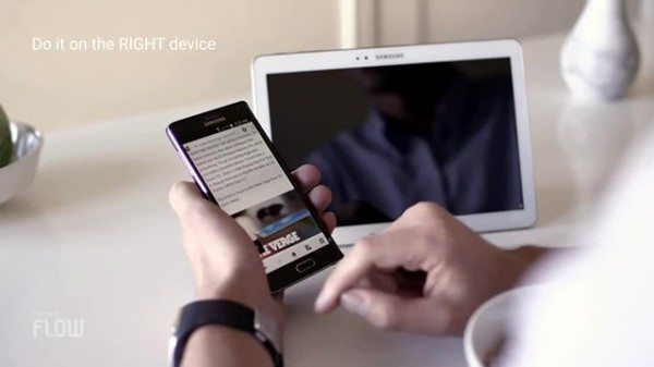 Samsung Flow disponible ya en fase beta