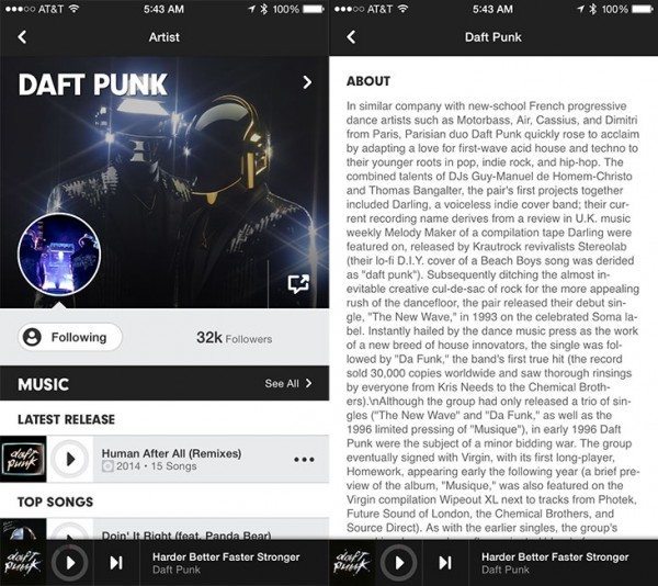 Apple Music tendría una función social para artistas