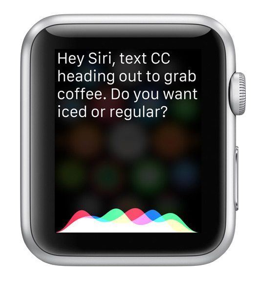 Siri en el Apple Watch