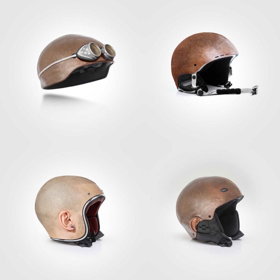 Casco Motoras Cabezas rapadas