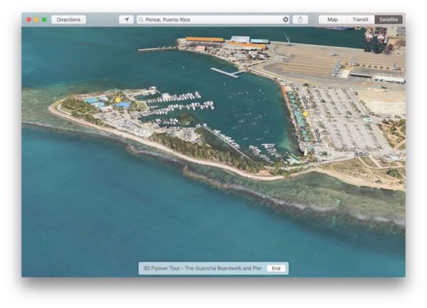 Flyover Apple Maps - Ponce Puerto Rico