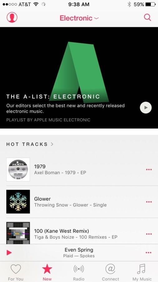 Apple Music Sección New