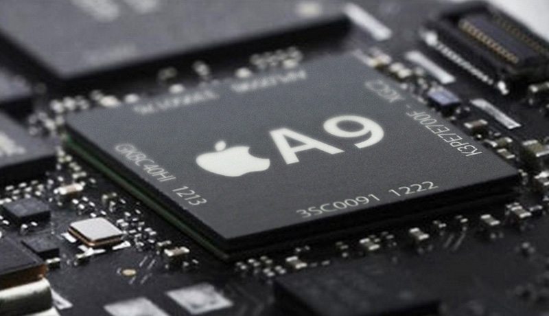 Apple A9 chip recreación