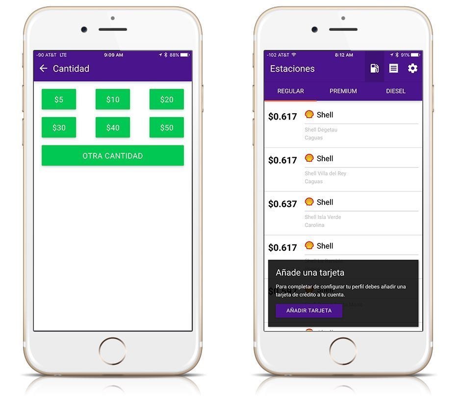 Gasolina Móvil para iPhone y Android